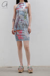 CONSTANÇA ENTRUDO Miracle of the Sea hand-printed dress SS23_DRE01